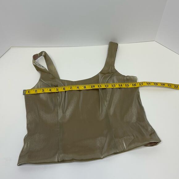 J.R. Nites Petites by Caliendo 2-Piece Metallic Blazer and Shell Top Set - Picture 7 of 11